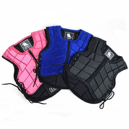 Adults Children Equestrian Vest Protective Horse Riding Armor Equestrian Equipment Safety Riding Equipment