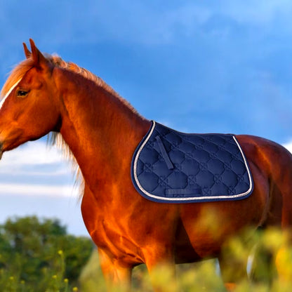 All Purpose Saddle Pad Equestrian Bareback Riding Pad Horse Riding Pad for Horse Riding Show Jumping Performance Equipment