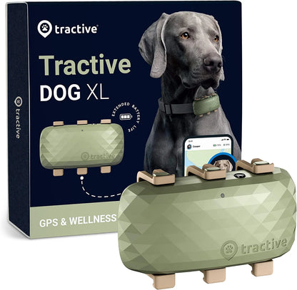 XL Dog GPS Tracker with Activity Monitoring (Green)