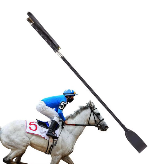 Horse Whips and Crops Horse Whip with Anti-Slip Grip Stable Horse Equipment Riding Crop Whip Outdoor Horse Racing Tool