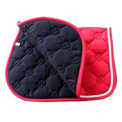 All Purpose Saddle Pad Equestrian Bareback Riding Pad Horse Riding Pad for Horse Riding Show Jumping Performance Equipment