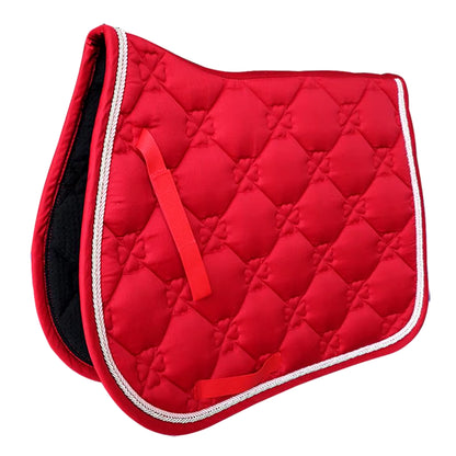 All Purpose Saddle Pad Equestrian Bareback Riding Pad Horse Riding Pad for Horse Riding Show Jumping Performance Equipment