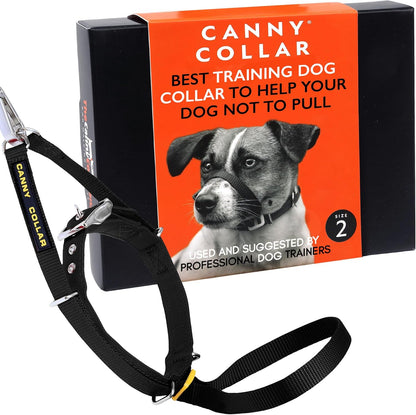 Collar No-Pull Dog Collar - the Kind, Gentle Head Collar for Dogs| Dog Training Tool for Easier Dog Walking | Black - Size 2